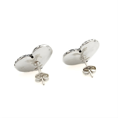 Love Heart 925 Silver Stud Earrings Perfect Little Gift of Women & Girls