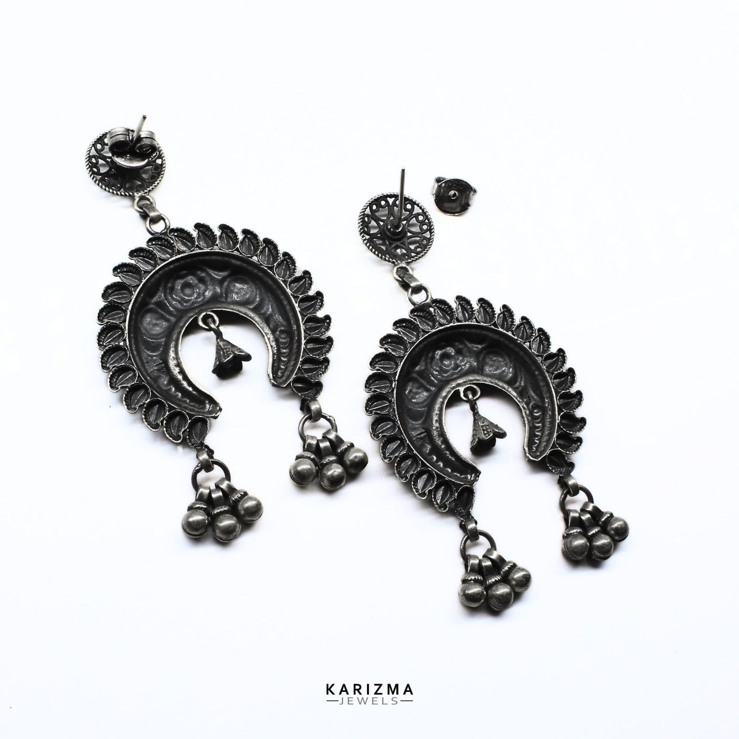 925 Sterling Silver Rajasthani Oxidized gifting jewelery for women Earrings