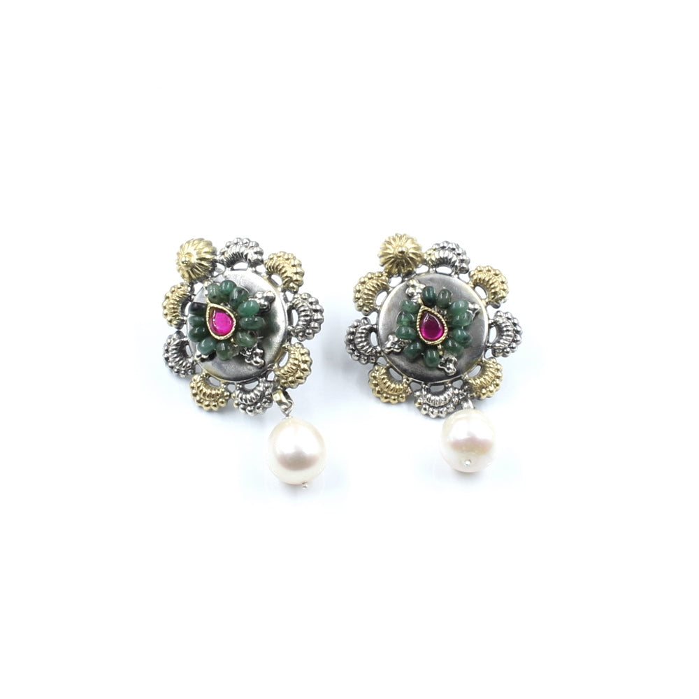 Indian Traditional Silver Jhumkas