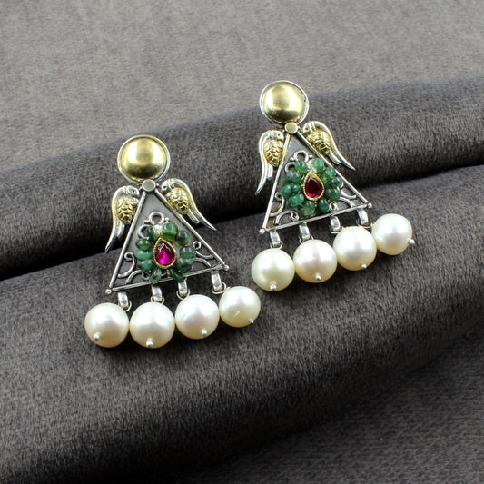 Sterling Silver Pearl Earrings