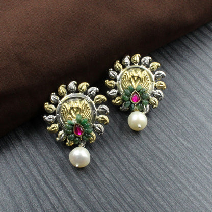 Indian Traditional Silver Jhumkas Earring for women