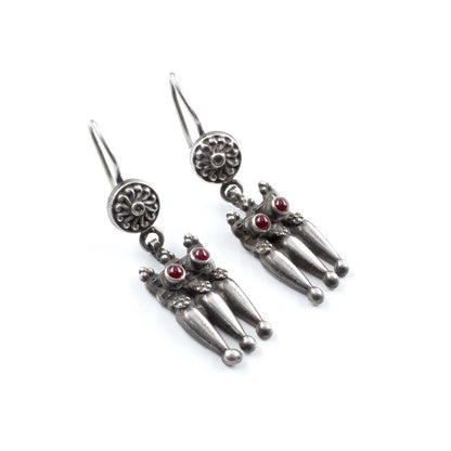 Indian Traditional Silver Jhumkas