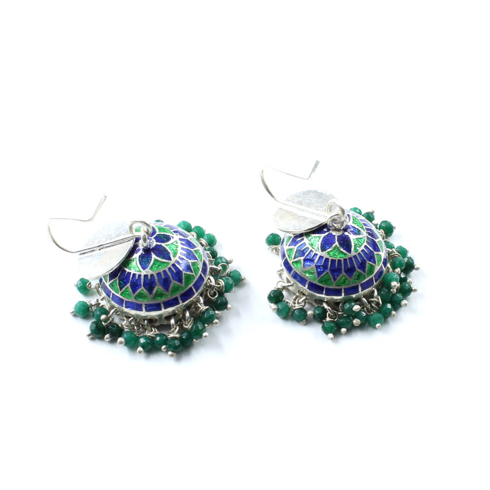 Daily Wear Silver Jhumka