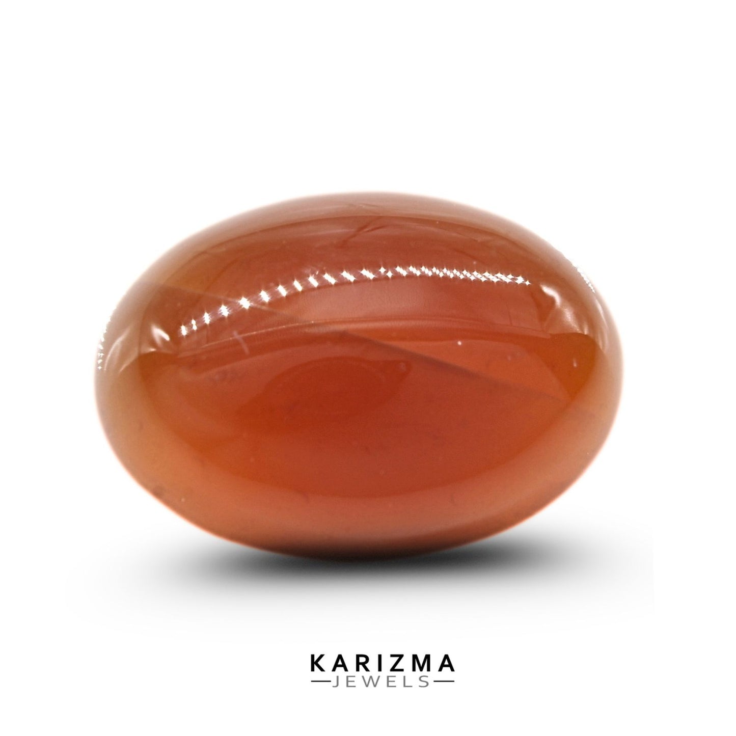 11.3Ct Natural Orange Agate (Hakik) Oval Gemstone