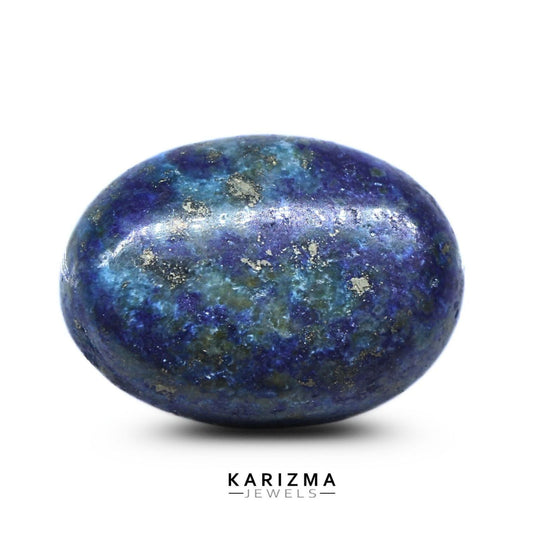 12.1Ct Natural Blue Untreated Lapis Lazuli Oval Cabochon Gemstone