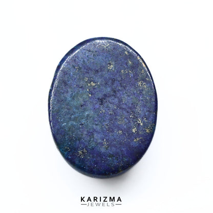 12.1Ct Natural Blue Untreated Lapis Lazuli Oval Cabochon Gemstone