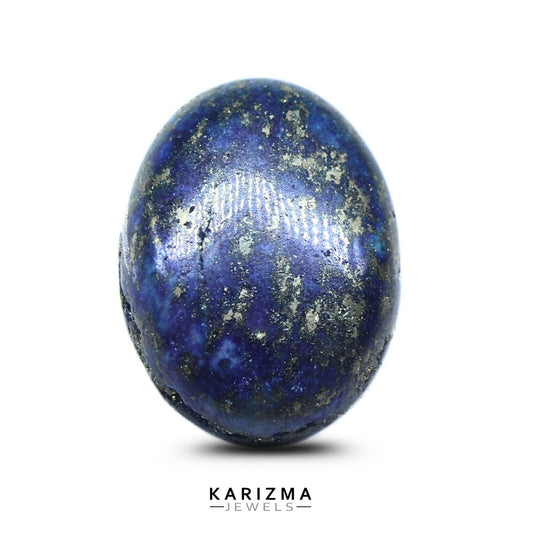 14.5Ct Natural Blue Untreated Lapis Lazuli Oval Cabochon Gemstone