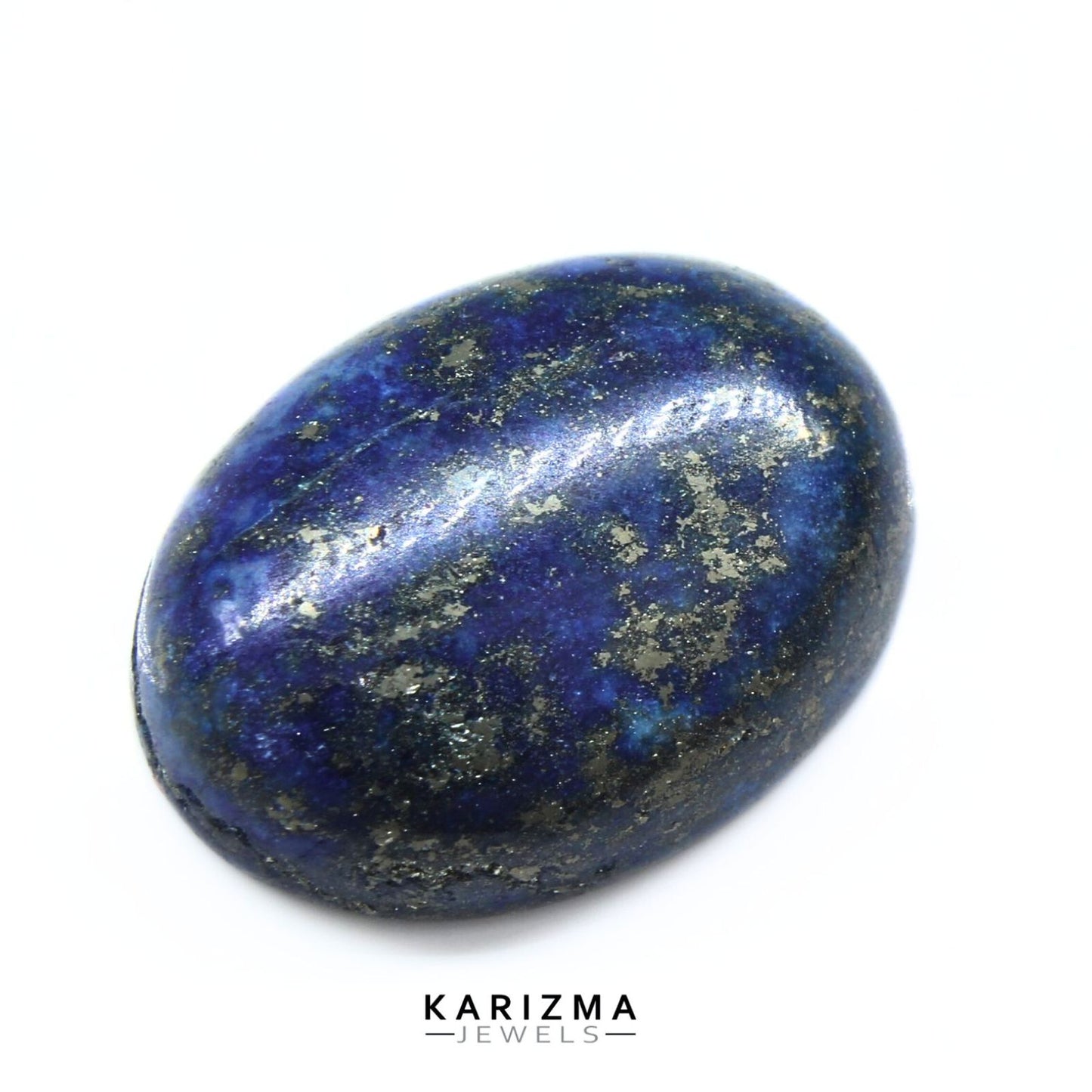 14.5Ct Natural Blue Untreated Lapis Lazuli Oval Cabochon Gemstone