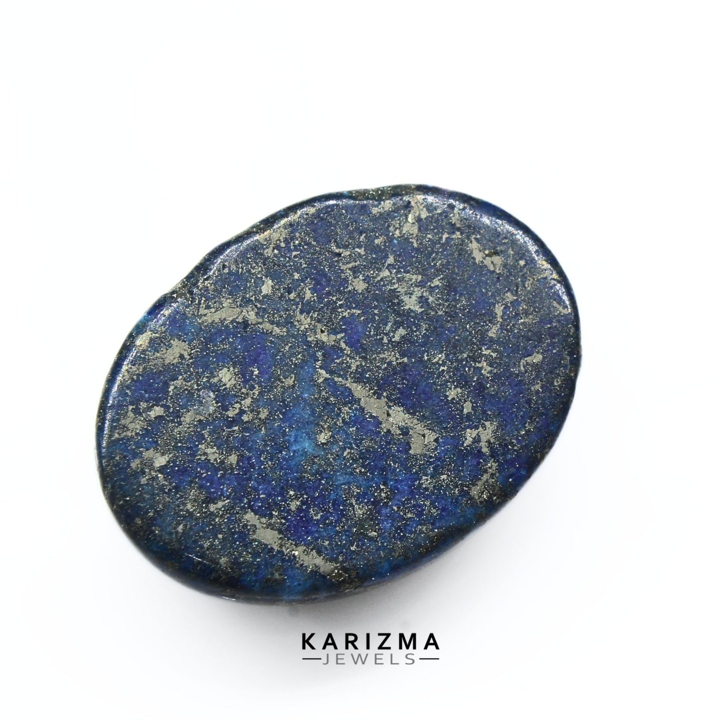14.5Ct Natural Blue Untreated Lapis Lazuli Oval Cabochon Gemstone