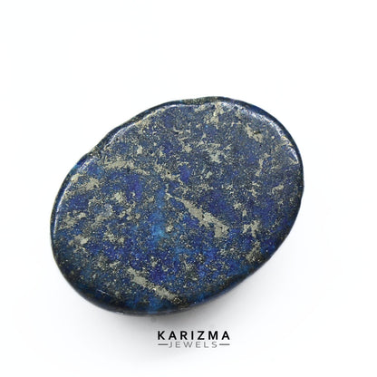 14.5Ct Natural Blue Untreated Lapis Lazuli Oval Cabochon Gemstone
