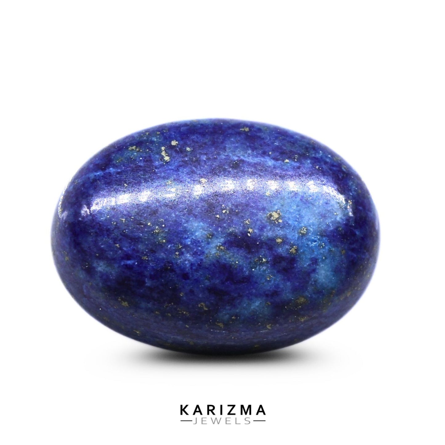 11.7Ct Natural Blue Untreated Lapis Lazuli Oval Cabochon Gemstone