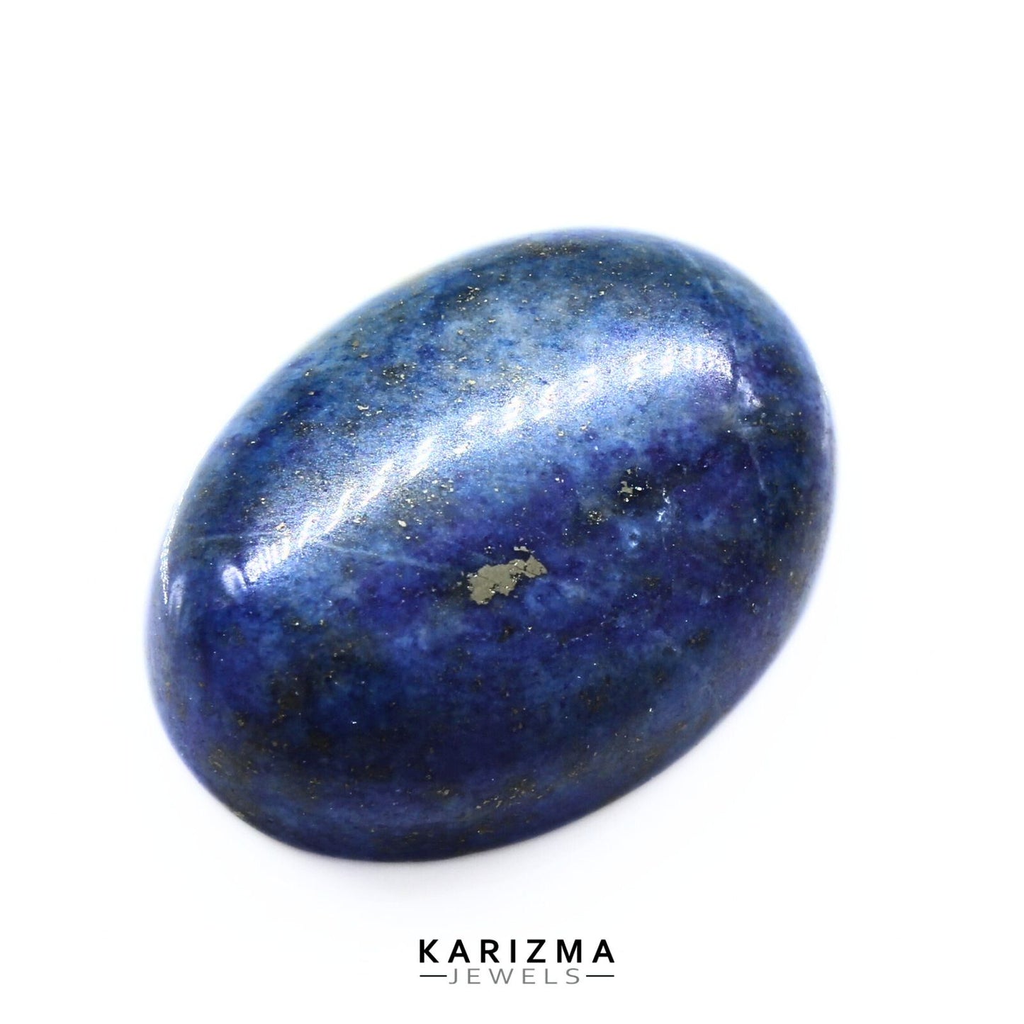 12Ct Natural Blue Untreated Lapis Lazuli Oval Cabochon Gemstone
