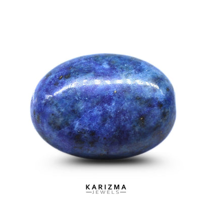 12.4Ct Natural Blue Untreated Lapis Lazuli Oval Cabochon Gemstone