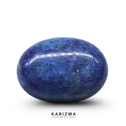 12.4Ct Natural Blue Untreated Lapis Lazuli Oval Cabochon Gemstone
