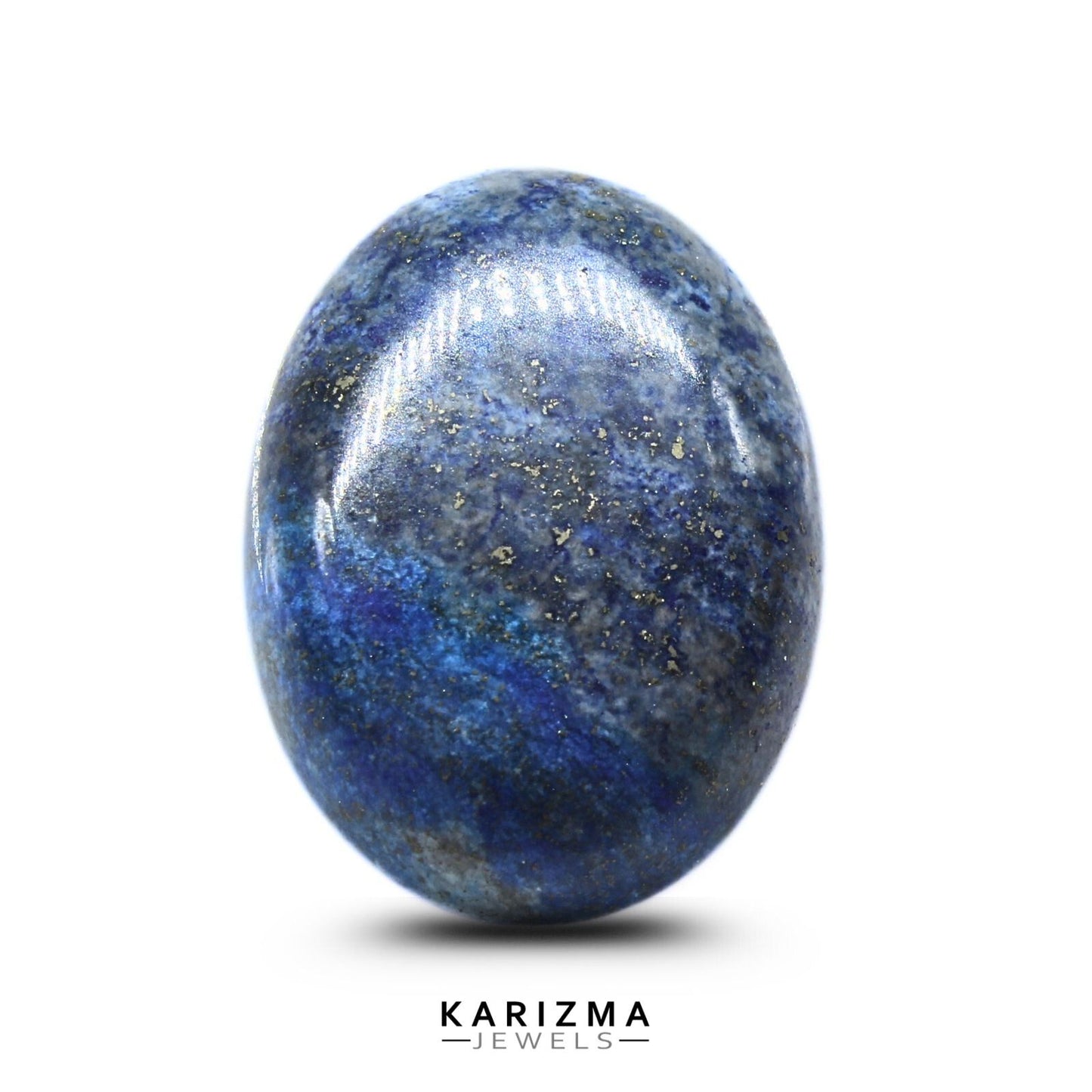 12.2Ct Natural Blue Untreated Lapis Lazuli Oval Cabochon Gemstone