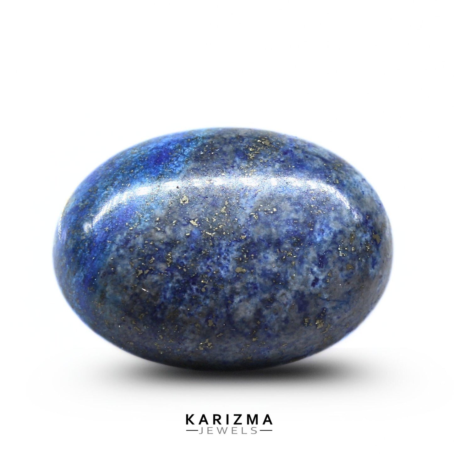 12.2Ct Natural Blue Untreated Lapis Lazuli Oval Cabochon Gemstone
