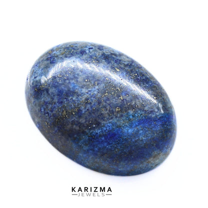 12.2Ct Natural Blue Untreated Lapis Lazuli Oval Cabochon Gemstone