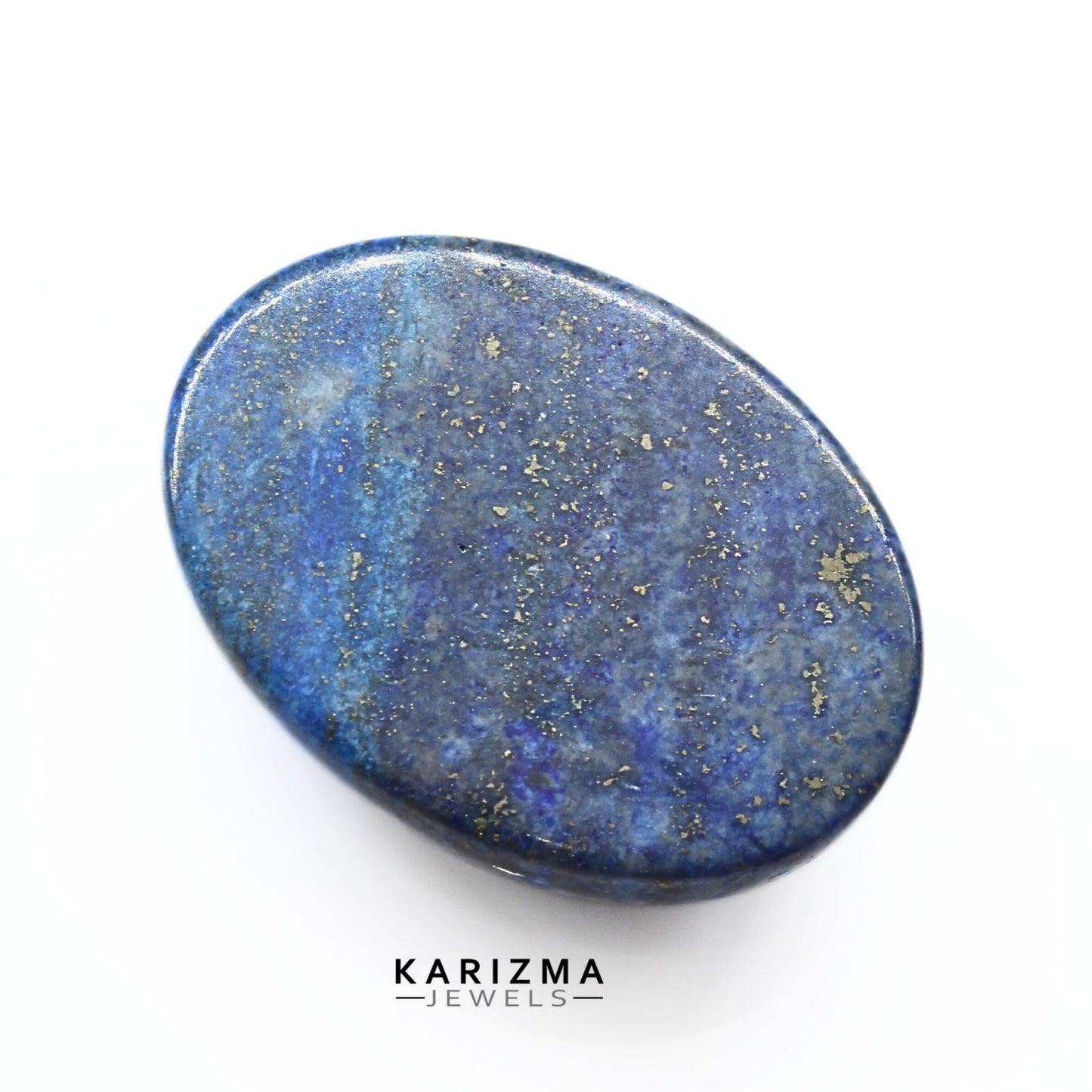 12.2Ct Natural Blue Untreated Lapis Lazuli Oval Cabochon Gemstone