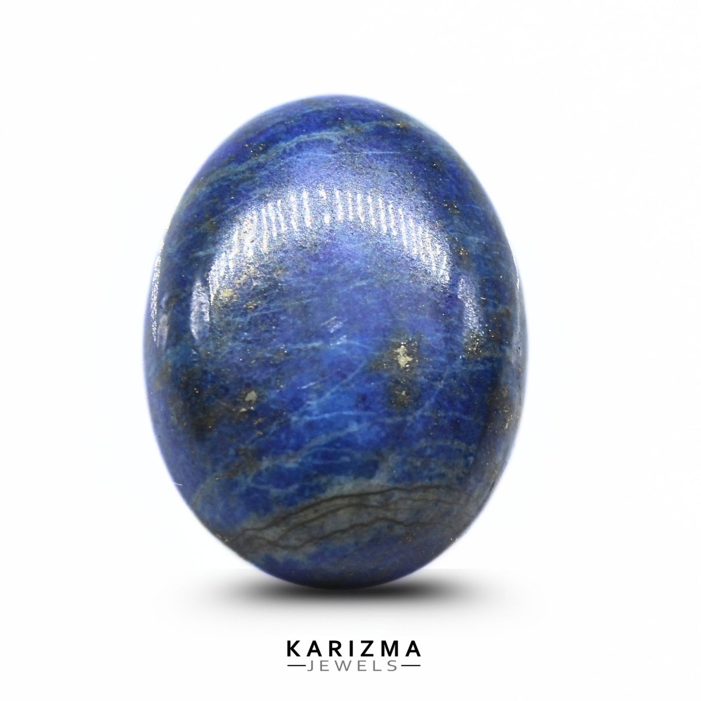 13Ct Natural Blue Untreated Lapis Lazuli Oval Cabochon Gemstone