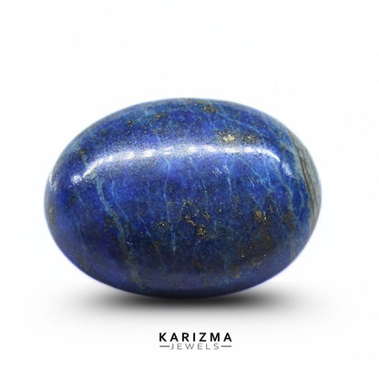 13Ct Natural Blue Untreated Lapis Lazuli Oval Cabochon Gemstone