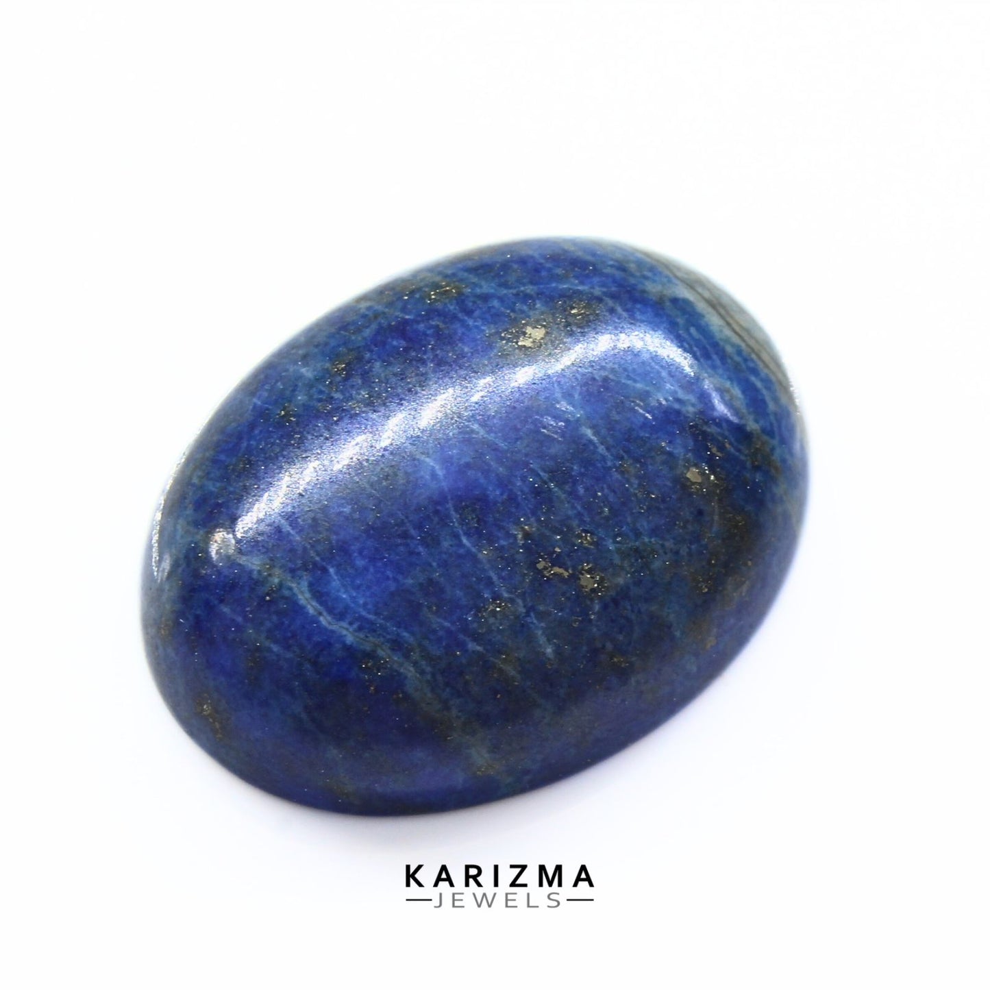 13Ct Natural Blue Untreated Lapis Lazuli Oval Cabochon Gemstone