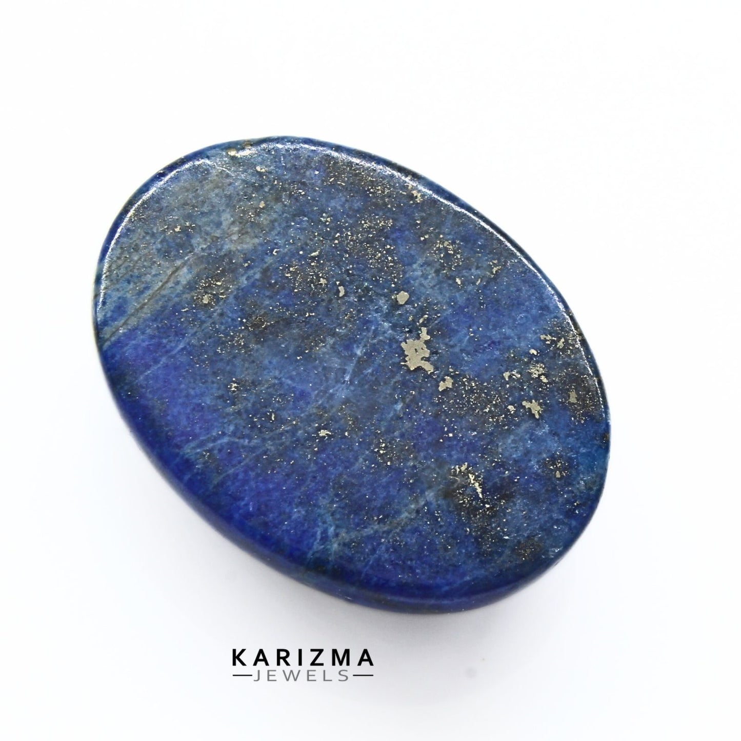 13Ct Natural Blue Untreated Lapis Lazuli Oval Cabochon Gemstone