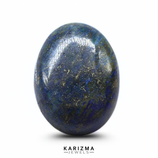 13.3Ct Natural Blue Untreated Lapis Lazuli Oval Cabochon Gemstone