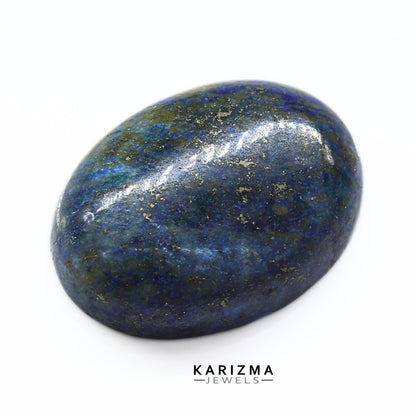 13.3Ct Natural Blue Untreated Lapis Lazuli Oval Cabochon Gemstone
