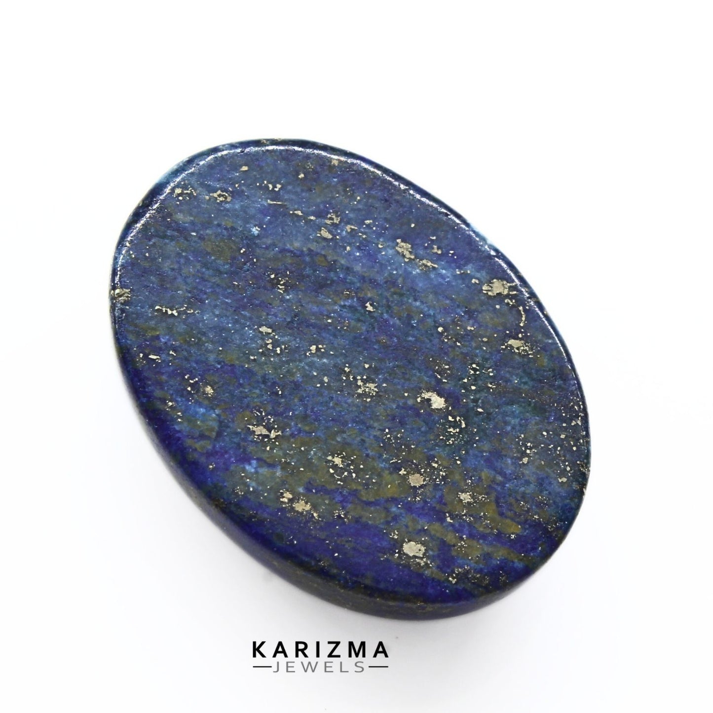 13.3Ct Natural Blue Untreated Lapis Lazuli Oval Cabochon Gemstone