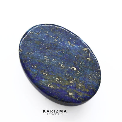 13.3Ct Natural Blue Untreated Lapis Lazuli Oval Cabochon Gemstone