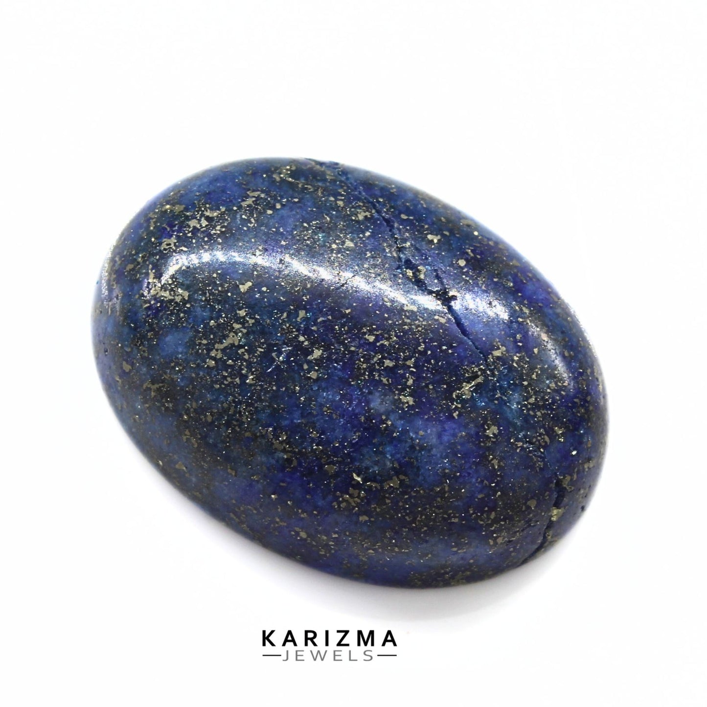 14.5Ct Natural Blue Untreated Lapis Lazuli Oval Cabochon Gemstone