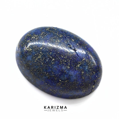 14.5Ct Natural Blue Untreated Lapis Lazuli Oval Cabochon Gemstone