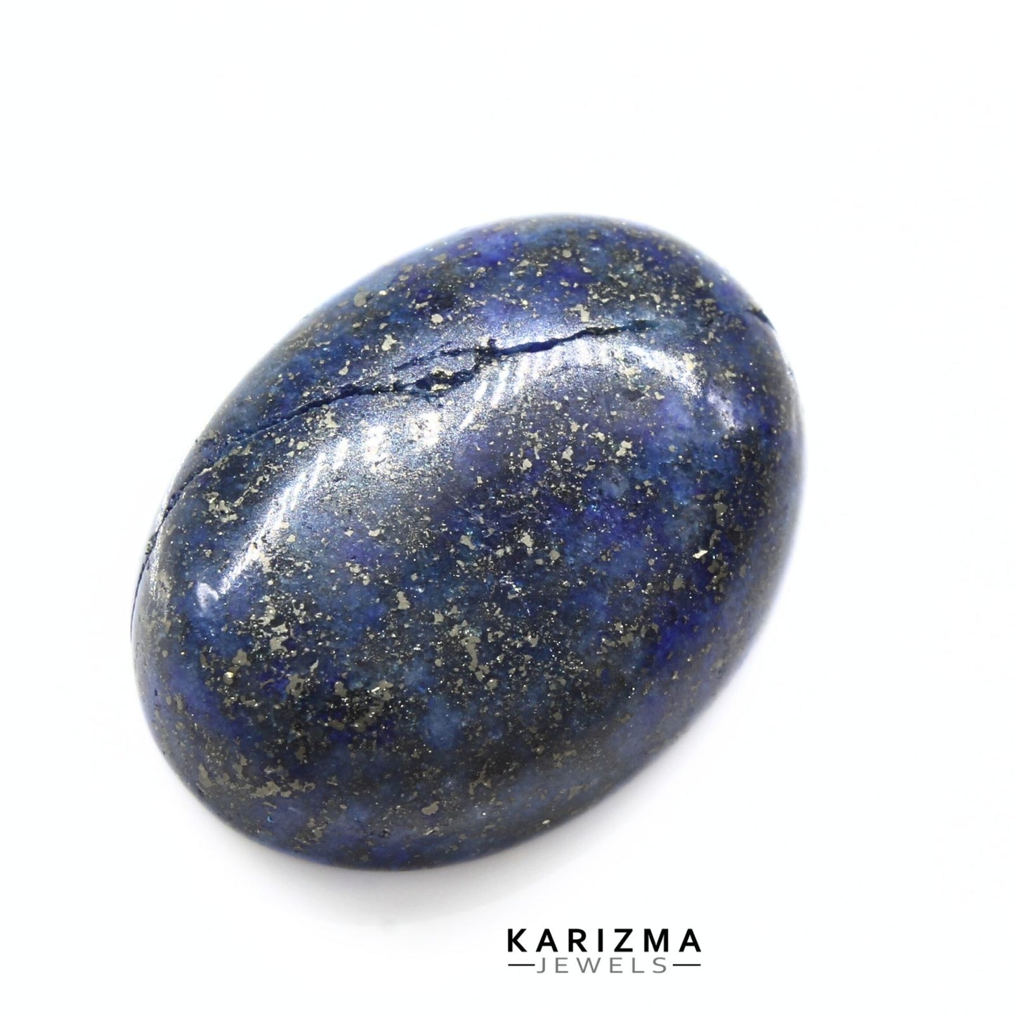 14.5Ct Natural Blue Untreated Lapis Lazuli Oval Cabochon Gemstone