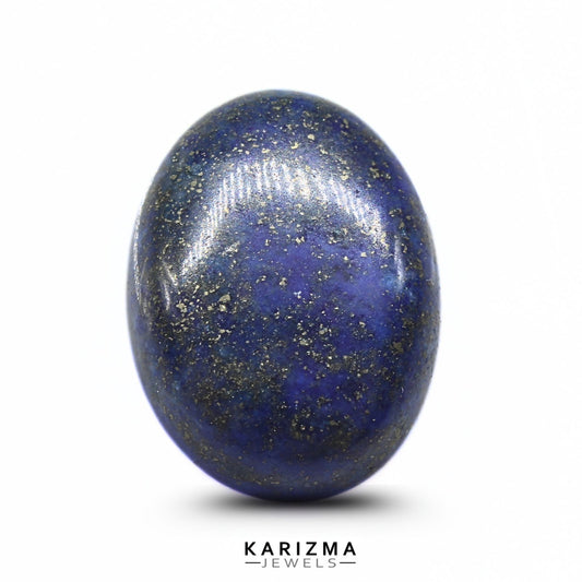 12.5Ct Natural Blue Untreated Lapis Lazuli Oval Cabochon Gemstone
