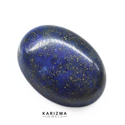 12.5Ct Natural Blue Untreated Lapis Lazuli Oval Cabochon Gemstone