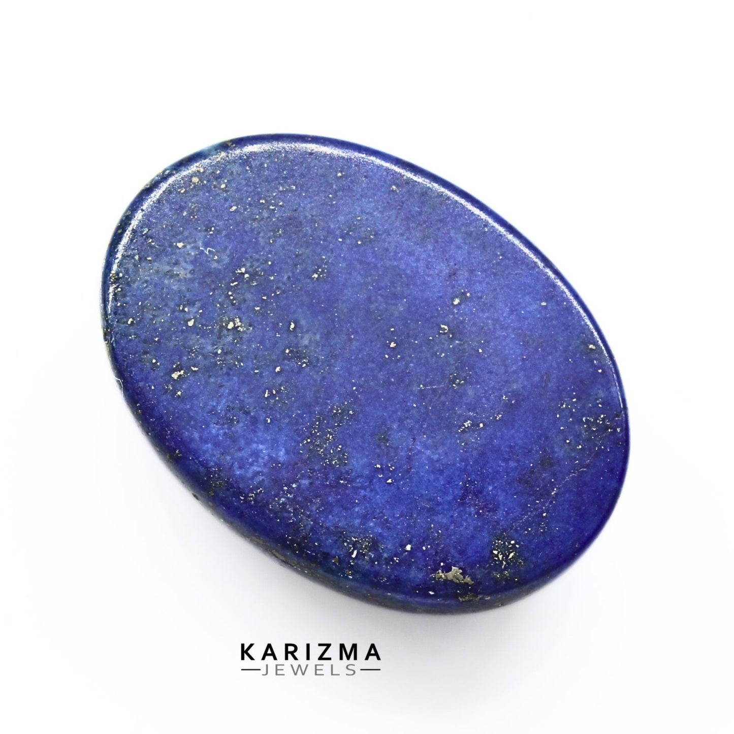 12.5Ct Natural Blue Untreated Lapis Lazuli Oval Cabochon Gemstone