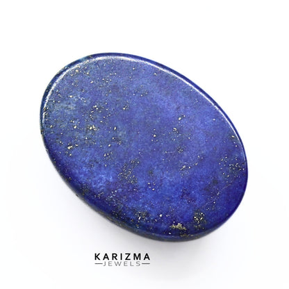 12.5Ct Natural Blue Untreated Lapis Lazuli Oval Cabochon Gemstone