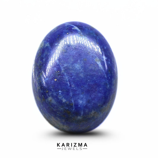 12.9Ct Natural Blue Untreated Lapis Lazuli Oval Cabochon Gemstone