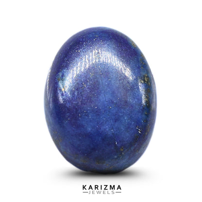 12.4Ct Natural Blue Untreated Lapis Lazuli Oval Cabochon Gemstone