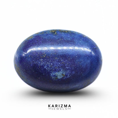 12.4Ct Natural Blue Untreated Lapis Lazuli Oval Cabochon Gemstone
