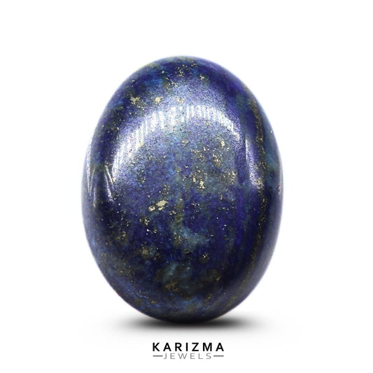 12.7Ct Natural Blue Untreated Lapis Lazuli Oval Cabochon Gemstone