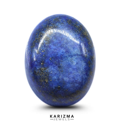 14Ct Natural Blue Untreated Lapis Lazuli Oval Cabochon Gemstone