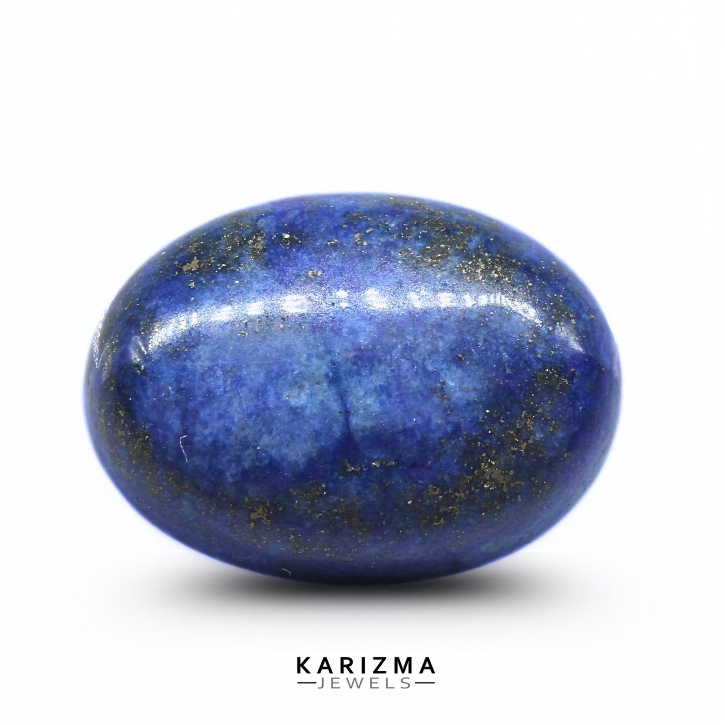 14Ct Natural Blue Untreated Lapis Lazuli Oval Cabochon Gemstone