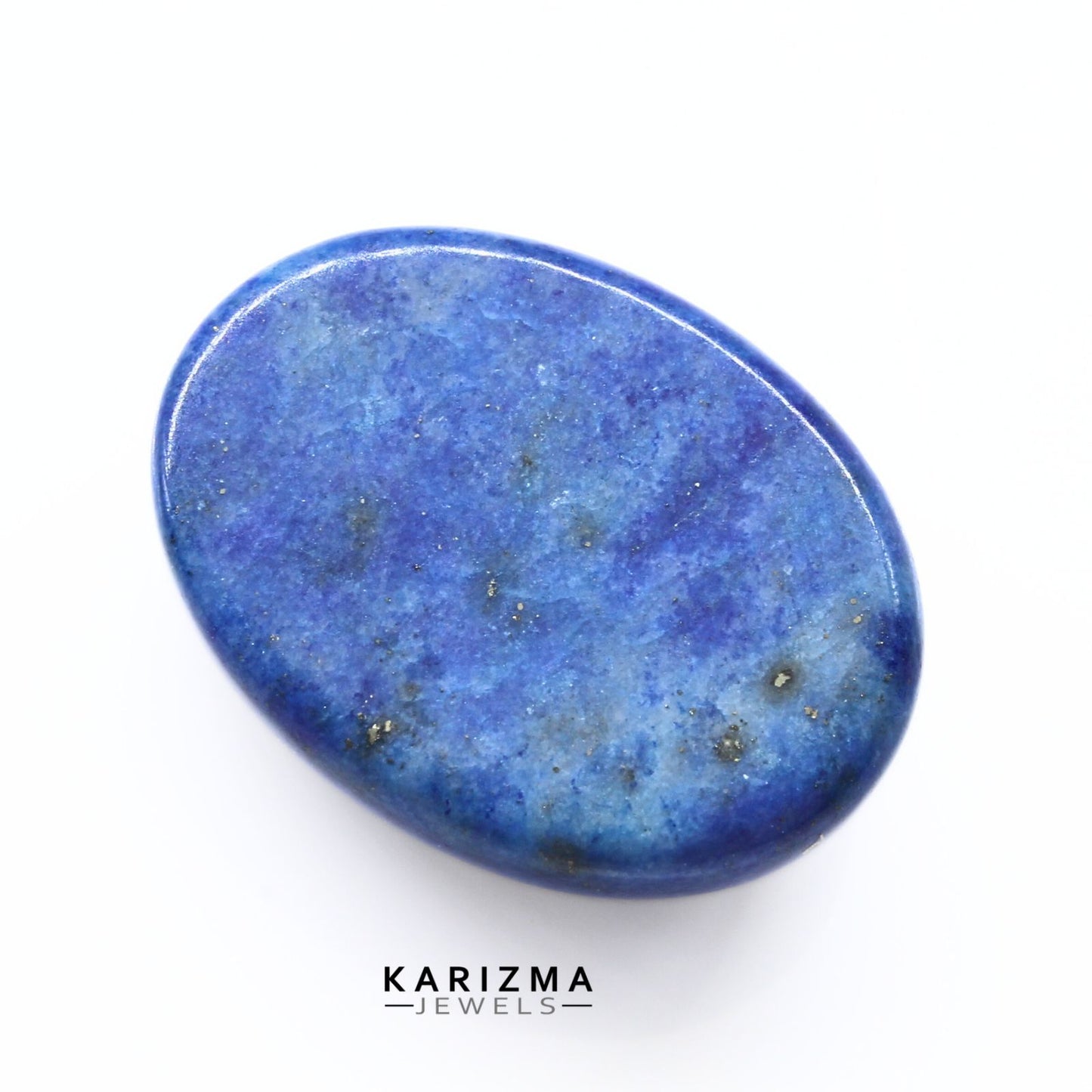 14Ct Natural Blue Untreated Lapis Lazuli Oval Cabochon Gemstone