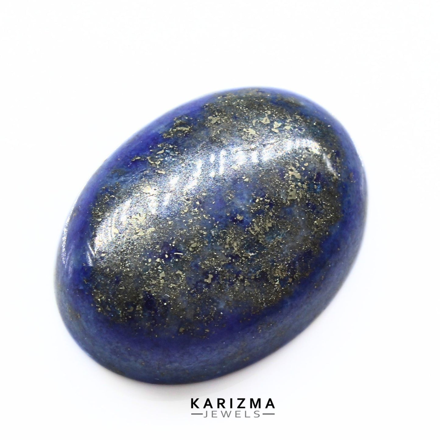 12.8Ct Natural Blue Untreated Lapis Lazuli Oval Cabochon Gemstone