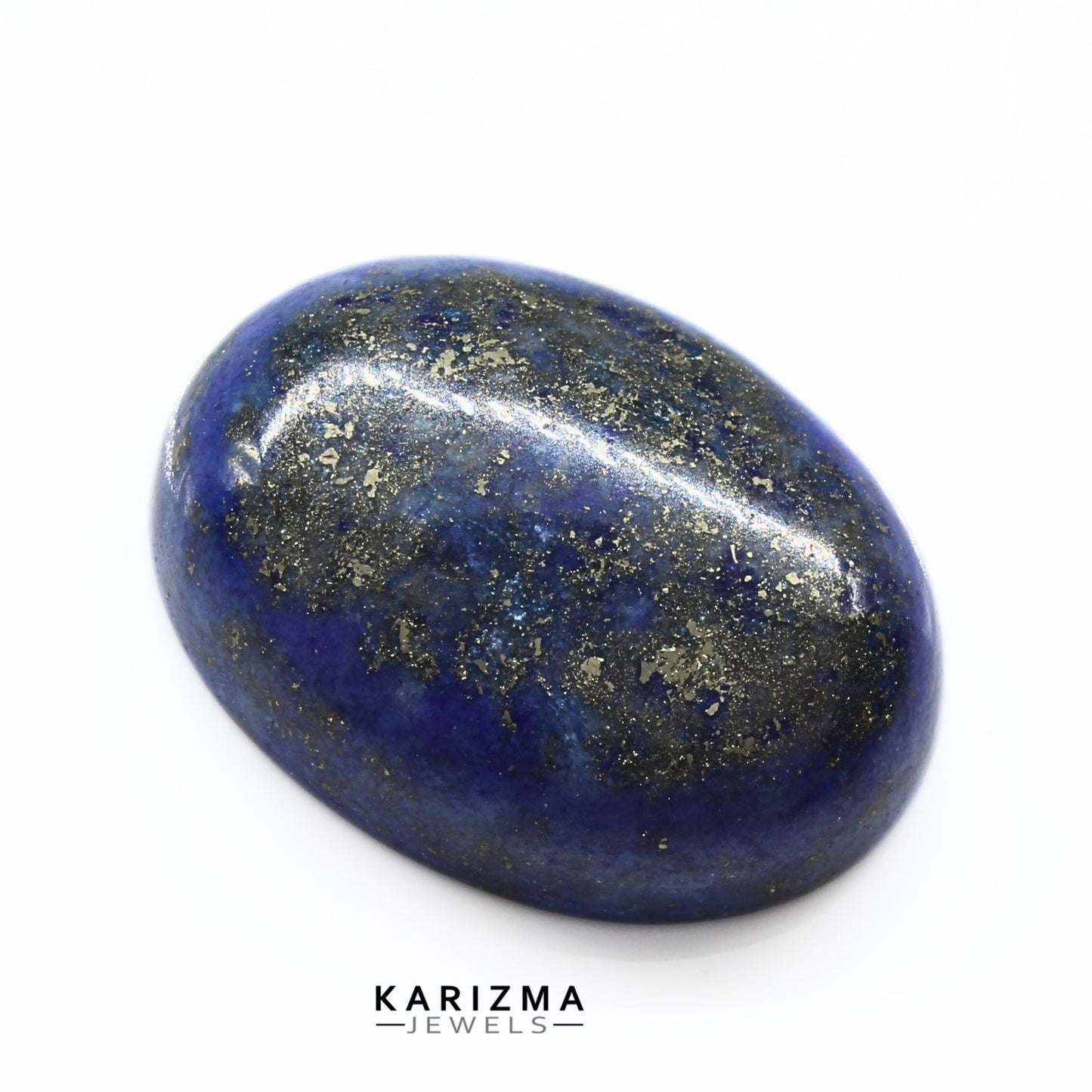 12.8Ct Natural Blue Untreated Lapis Lazuli Oval Cabochon Gemstone