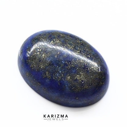 12.8Ct Natural Blue Untreated Lapis Lazuli Oval Cabochon Gemstone