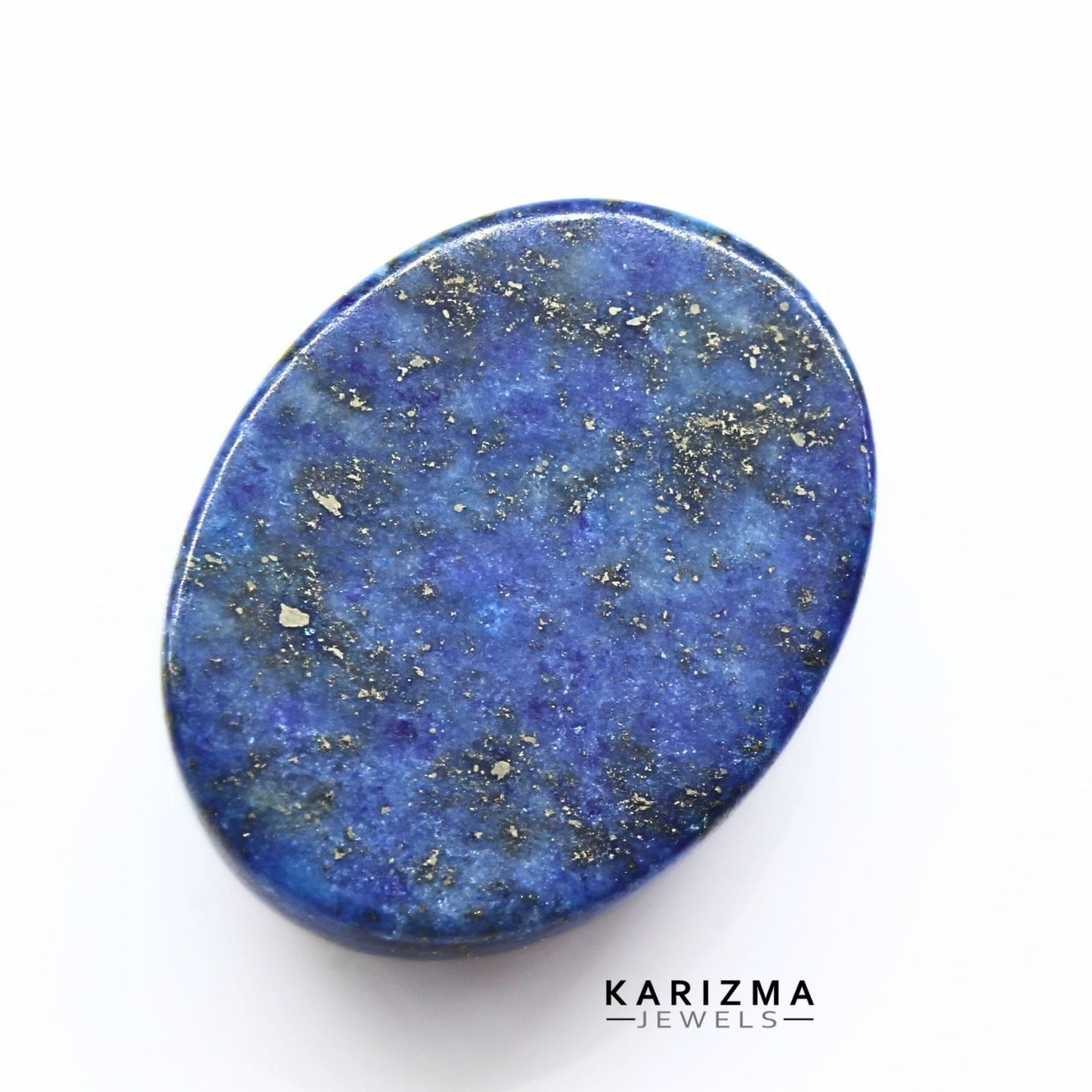 12.8Ct Natural Blue Untreated Lapis Lazuli Oval Cabochon Gemstone