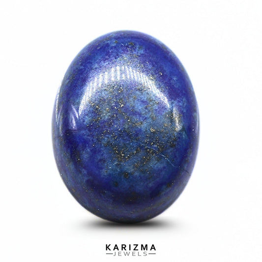 14.4Ct Natural Blue Untreated Lapis Lazuli Oval Cabochon Gemstone