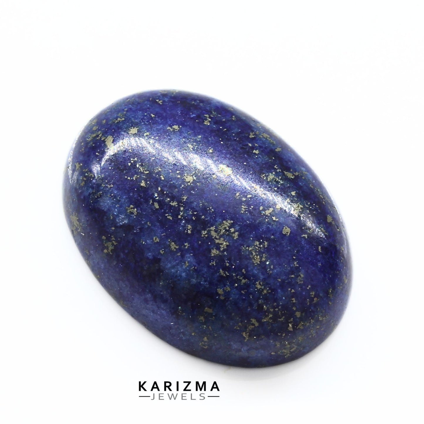 12.3Ct Natural Blue Untreated Lapis Lazuli Oval Cabochon Gemstone